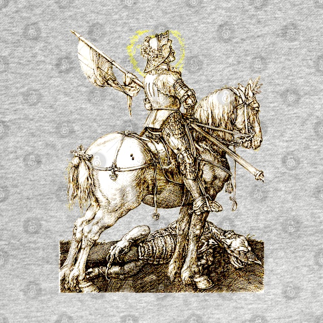 St. George on a Horse by quingemscreations